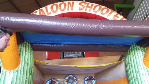 Schiettent western opblaasbaar